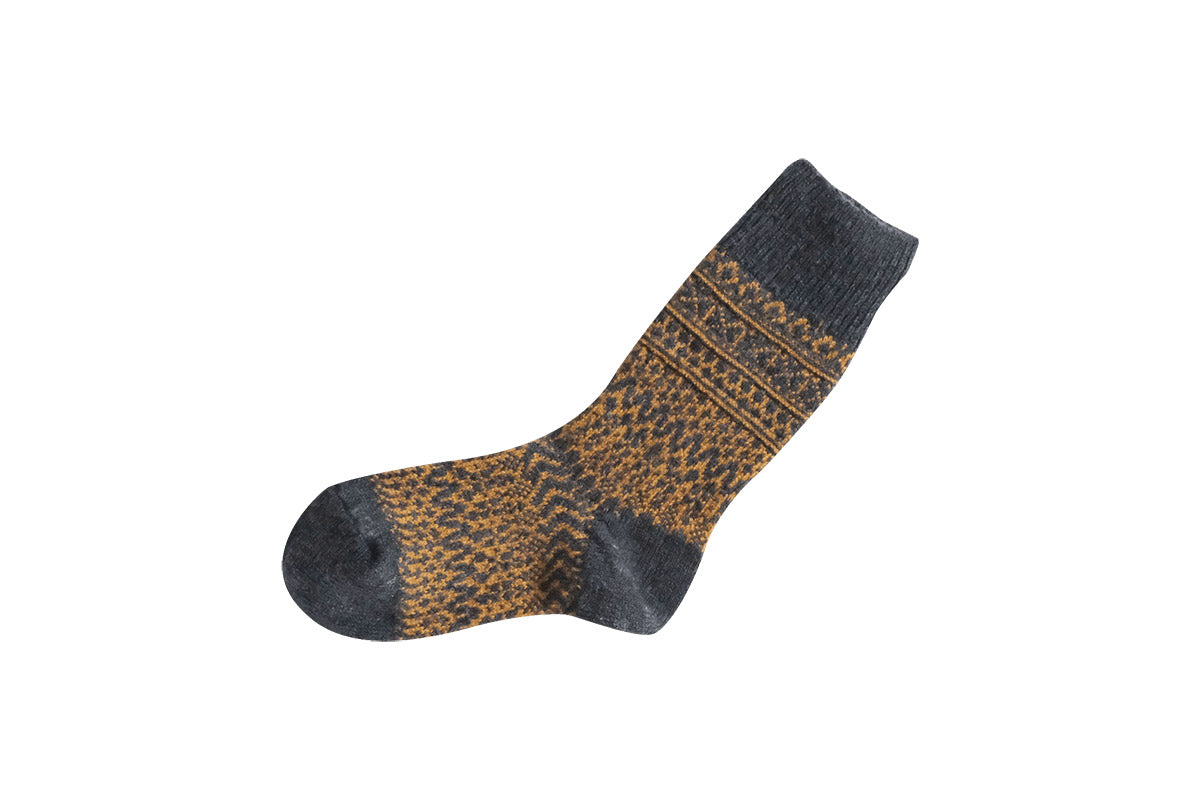 jacquard socks ジャガードソックス JACQUARD SOX(レディースサイズのみ) : KAICHO / SENMU / LOG