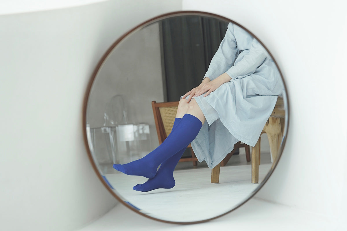 シルクリブソックス｜hakne｜NISHIGUCHI KUTSUSHITA（ニシグチ