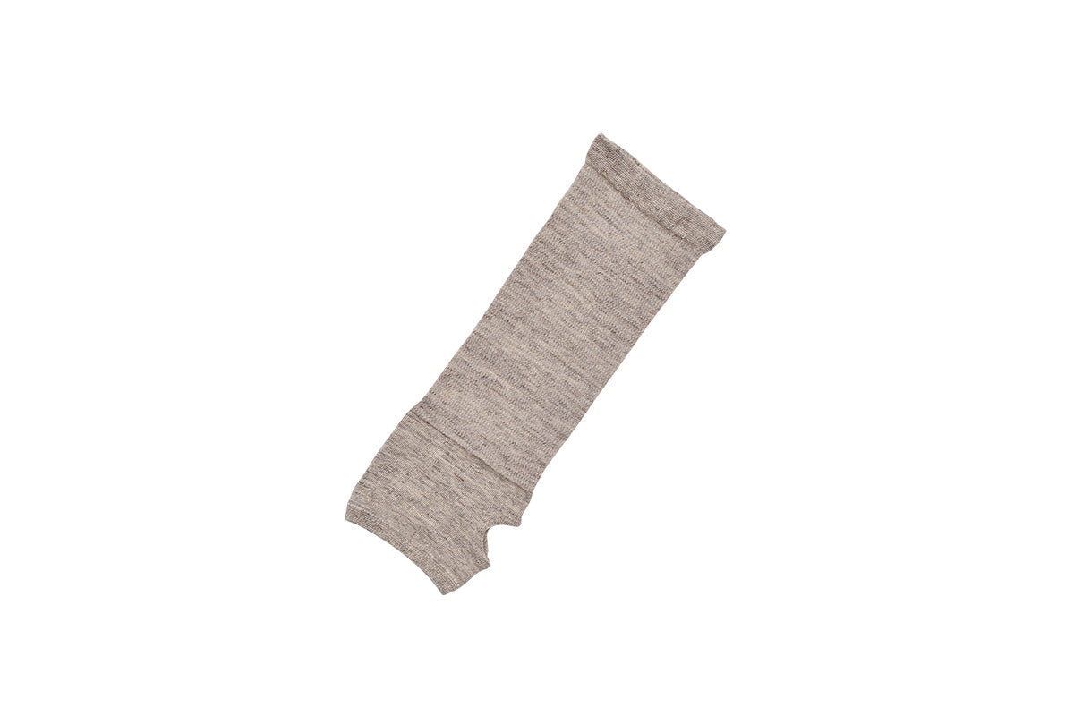 LINEN ARM COVERS SHORT | NISHIGUCHI KUTSUSHITA – Knitwin
