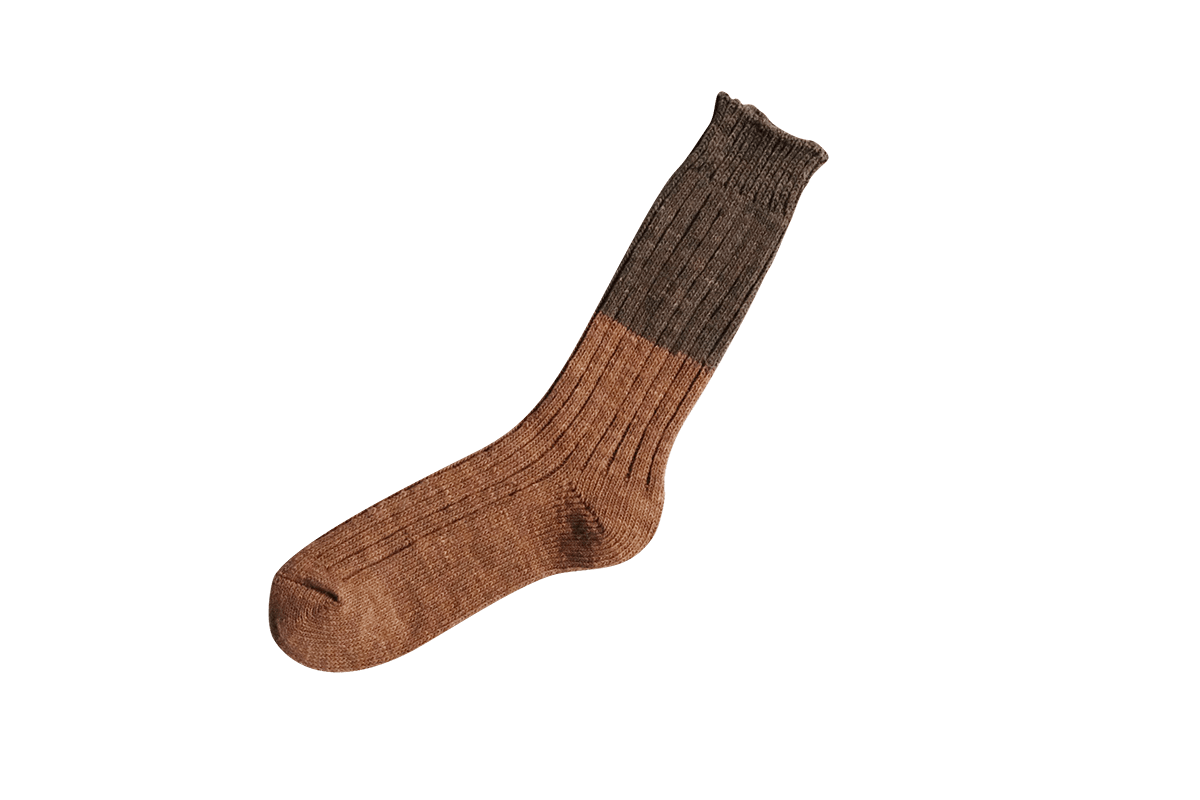 ウールコットンスラブソックス｜NISHIGUCHI KUTSUSHITA（ニシグチ