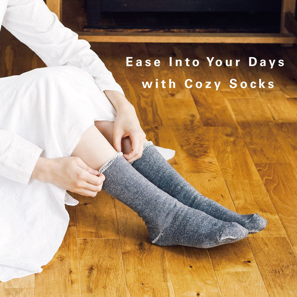 For your post-holiday feet. Relaxing socks to soothe your soul.
