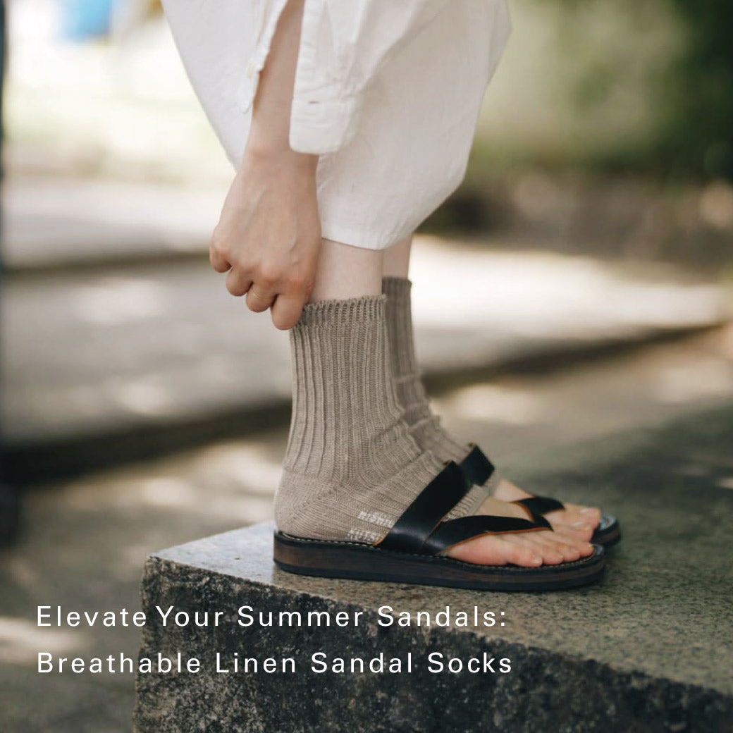 Elevate Your Summer Sandals: Breathable Linen Sandal Socks