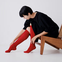 シルクリブハイソックス HK0301