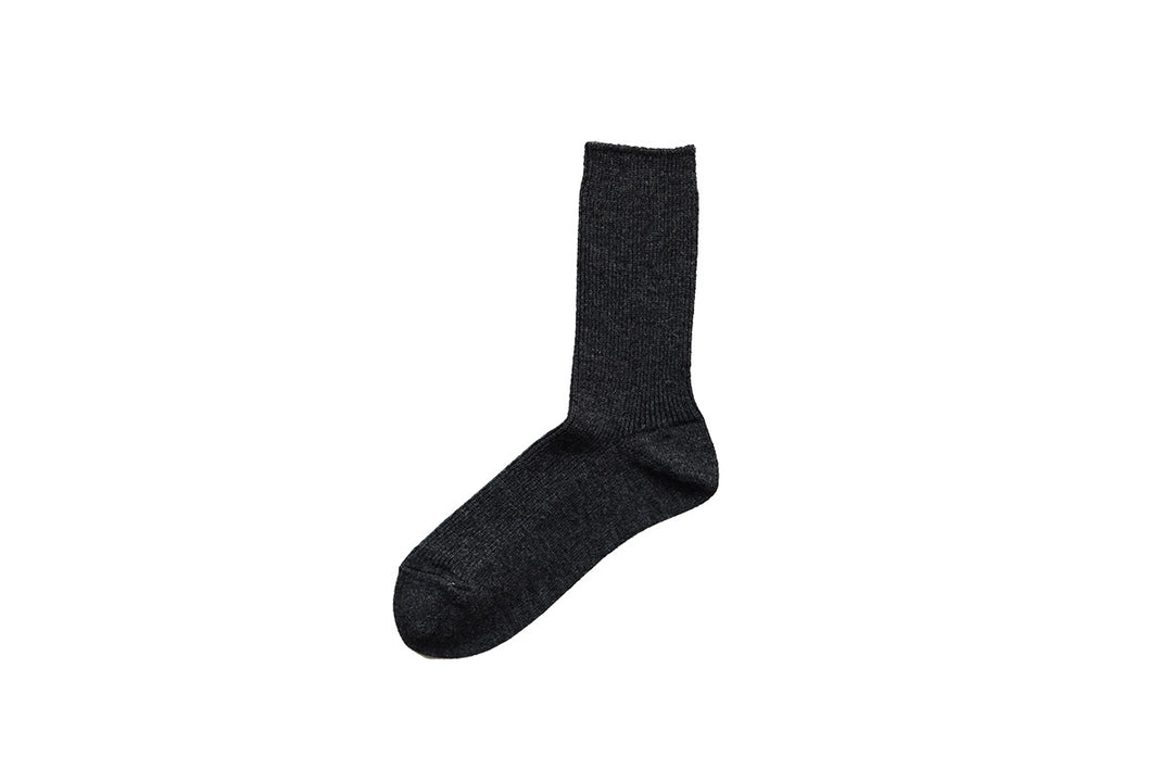 Wool Cashmere Ribbed Socks