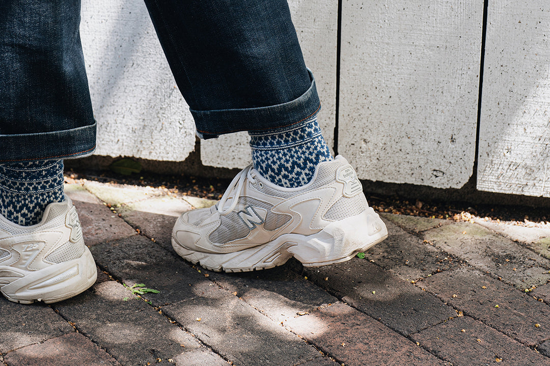 WOOL JACQUARD SOCKS / NK0101