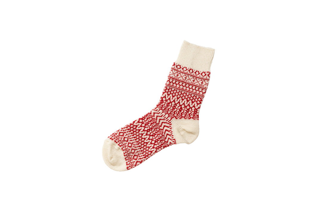 WOOL JACQUARD SOCKS / NK0101