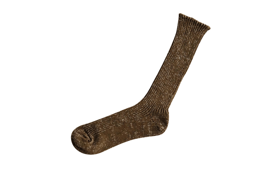 HEMP COTTON RIBBED SOCKS / NK0105