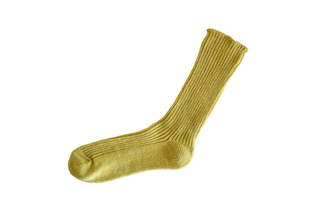 HEMP COTTON RIBBED SOCKS / NK0105