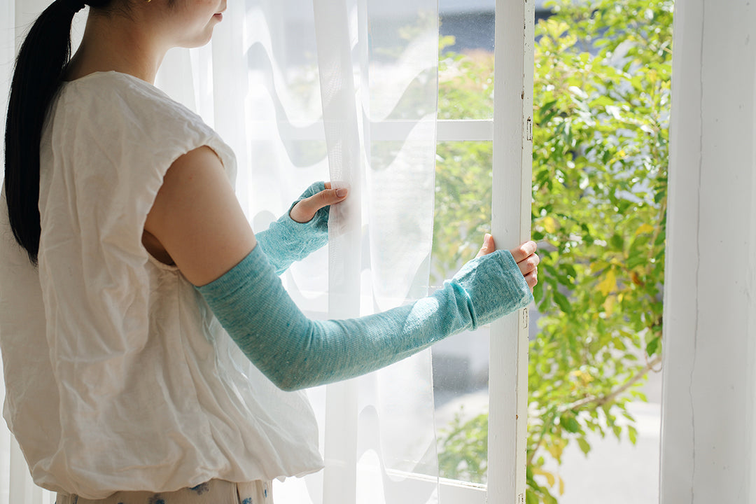 LINEN ARM COVERS / NK0112