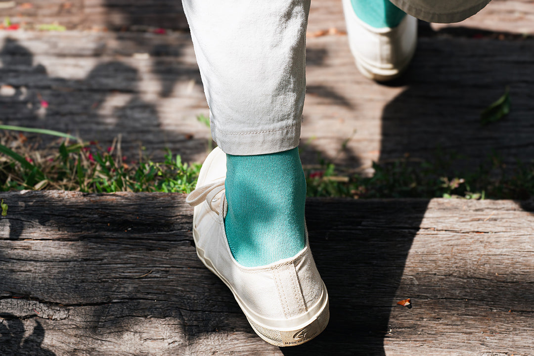 エジプトコットンプレーンソックス｜NISHIGUCHI KUTSUSHITA（ニシグチ