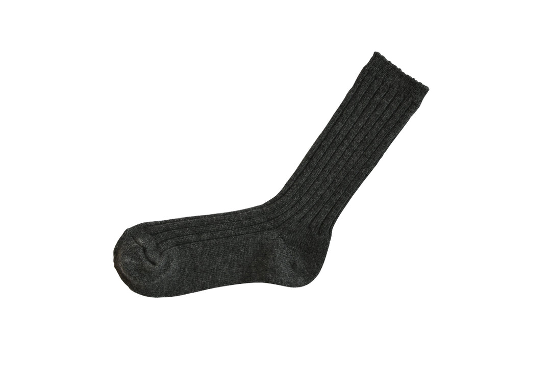 CASHMERE RIBBED SOCKS / NK0203