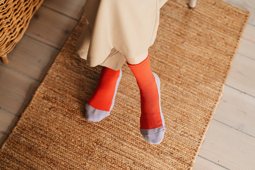 COTTON CASHMERE WALKING SOCKS / NK0601