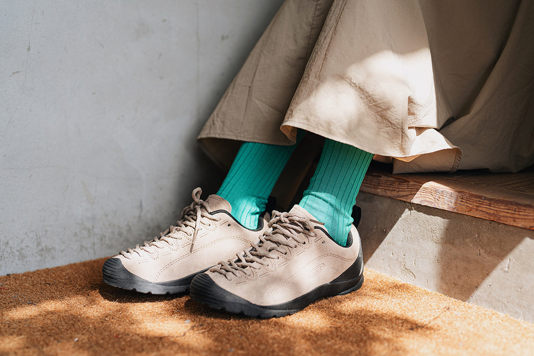 Silk Cotton Ribbed Socks / NK0602