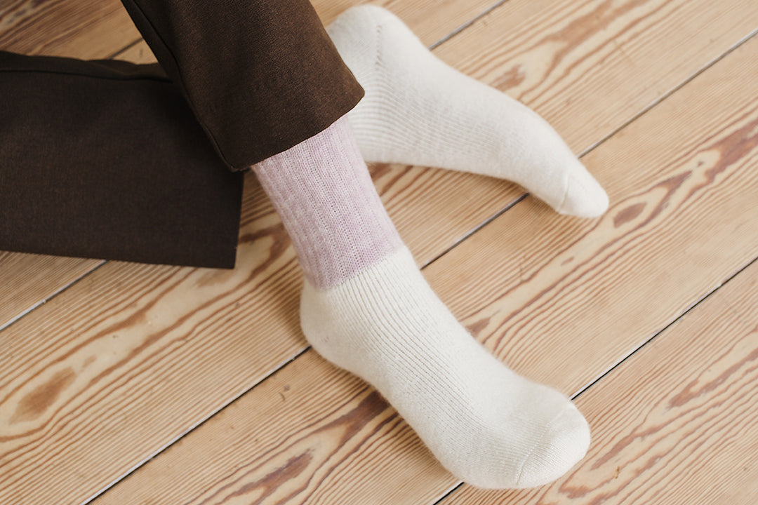 MOHAIR WOOL PILE SOCKS / NK0702