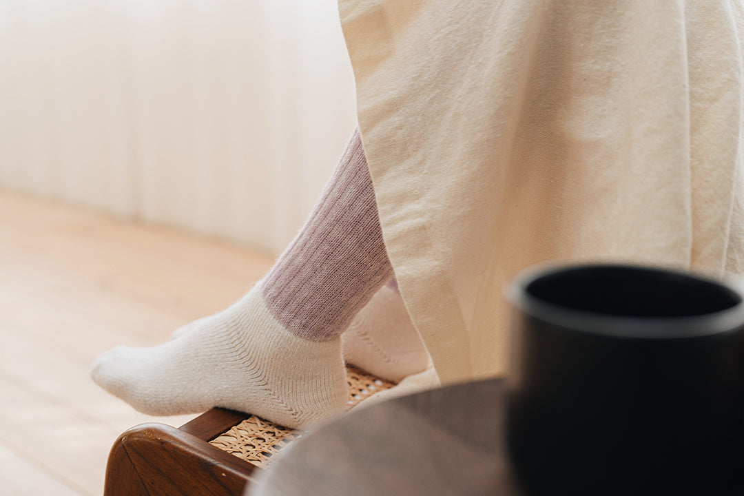 MOHAIR WOOL PILE SOCKS / NK0702