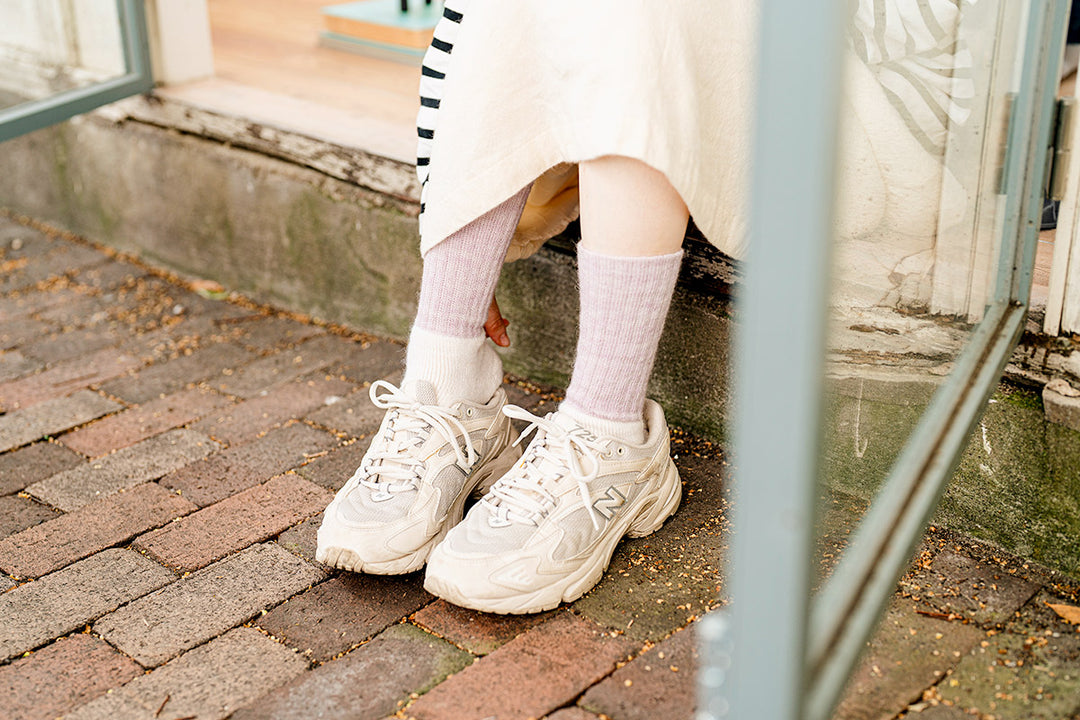 MOHAIR WOOL PILE SOCKS / NK0702