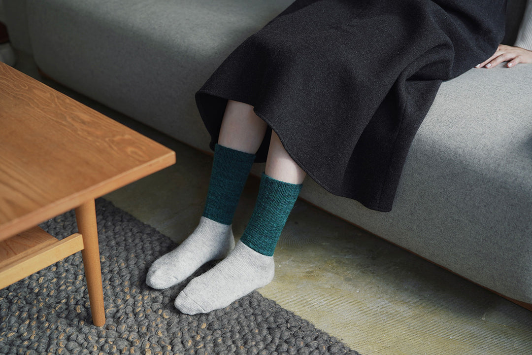 MOHAIR WOOL PILE SOCKS / NK0702