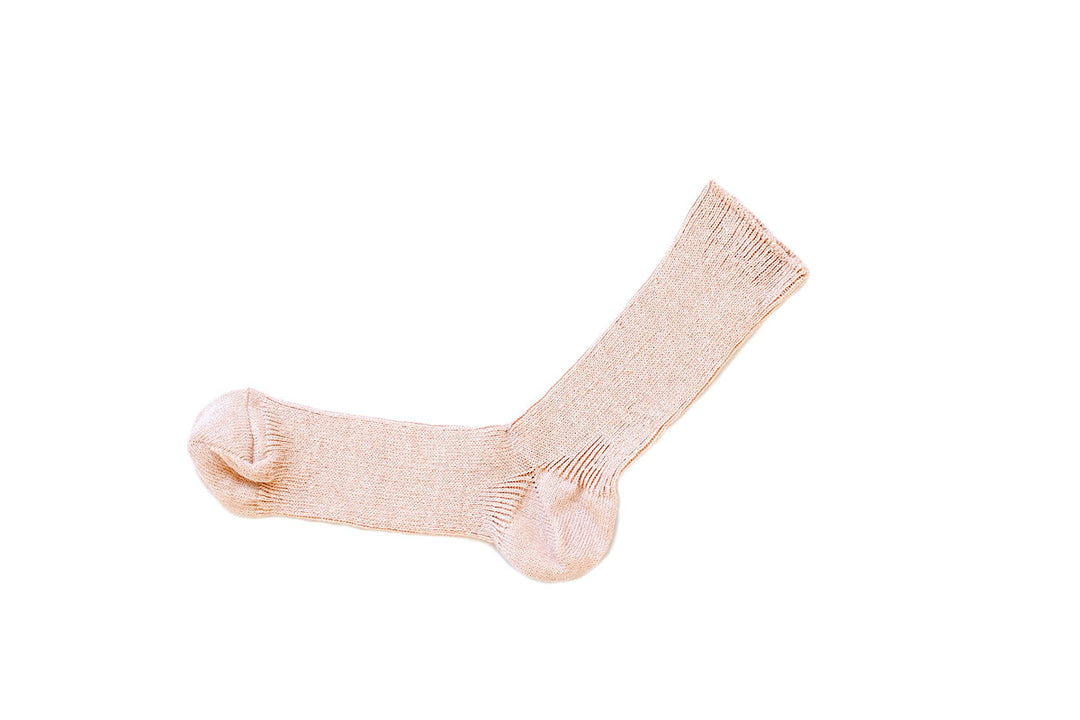 Linen Ribbed Socks