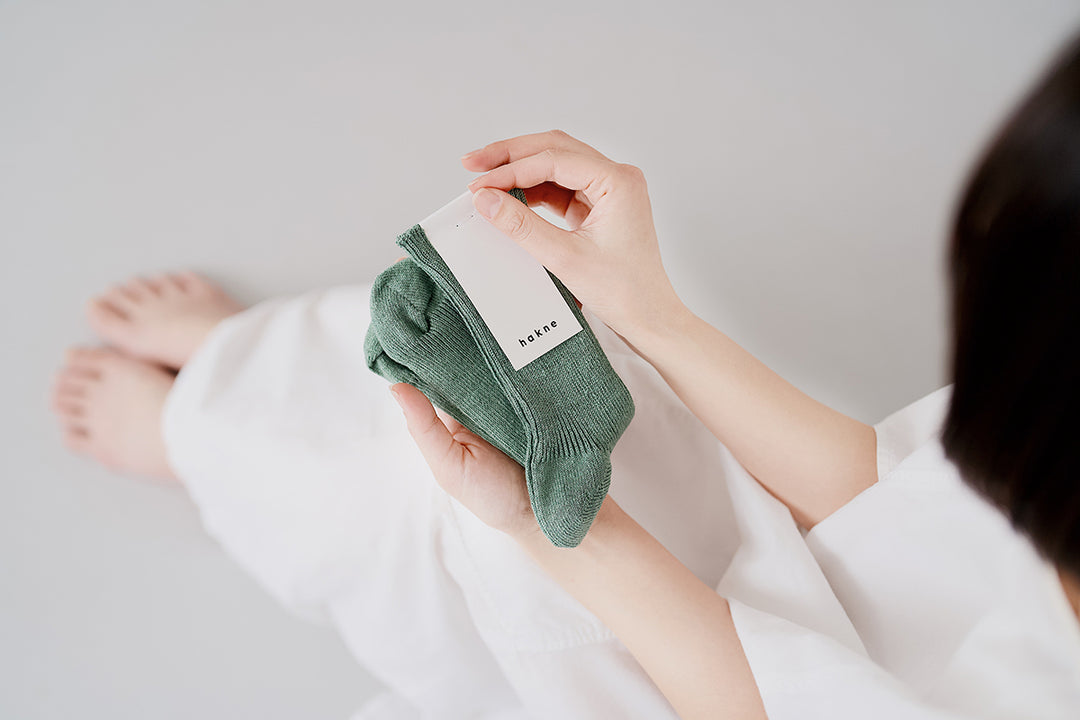 Linen Ribbed Socks