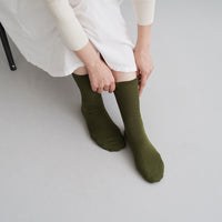 Merino Wool Ribbed Socks