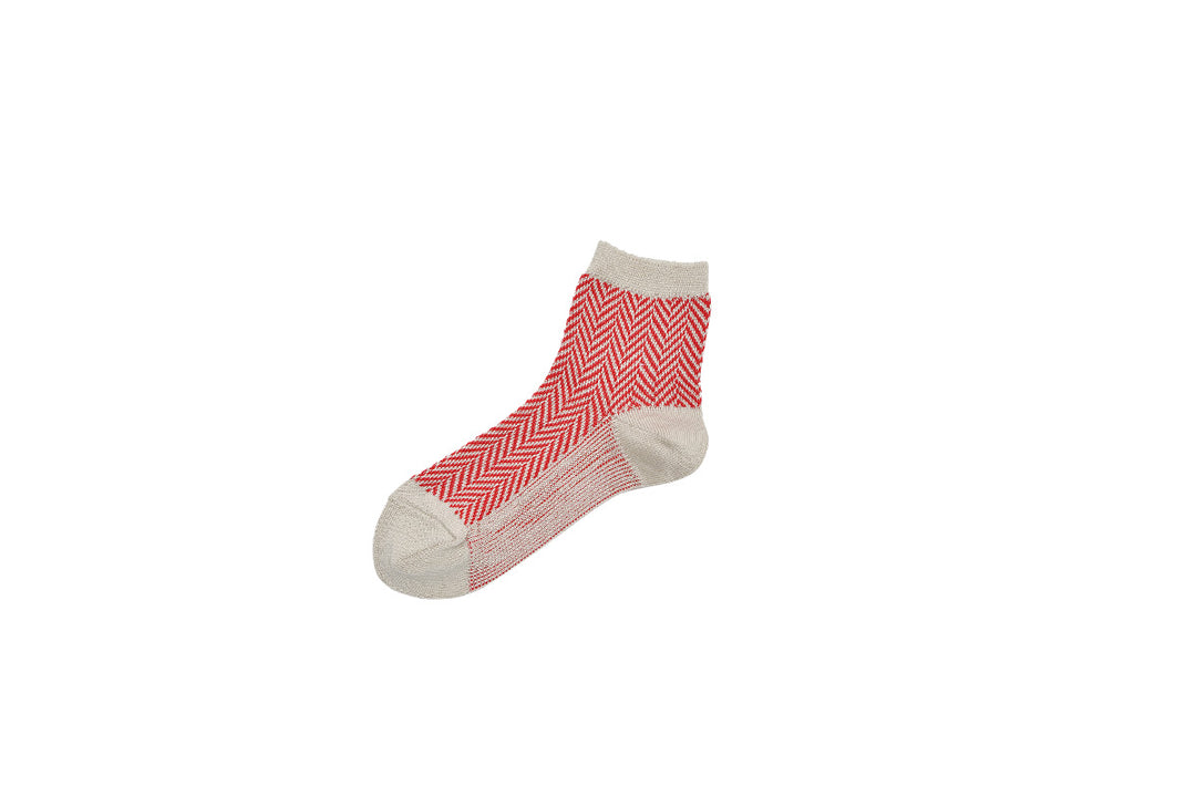 Giza Cotton Herringbone Socks / ME0107
