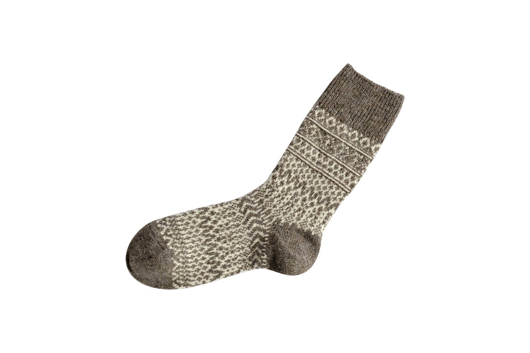 ウールジャガードソックス NK0101