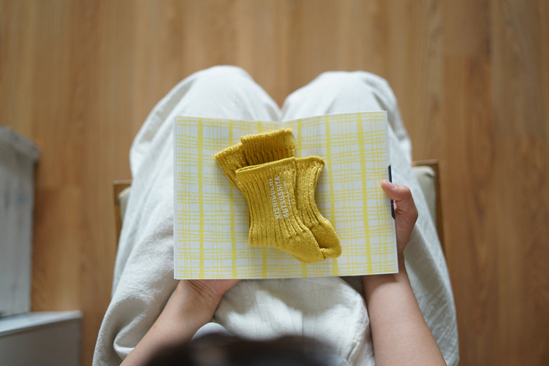 LINEN RIBBED SANDAL SOCKS / NK0302