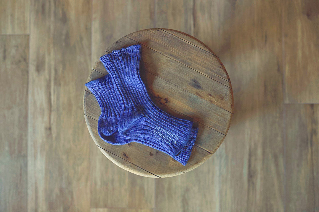 LINEN RIBBED SANDAL SOCKS / NK0302