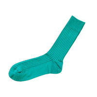 Silk Cotton Ribbed Socks / NK0602