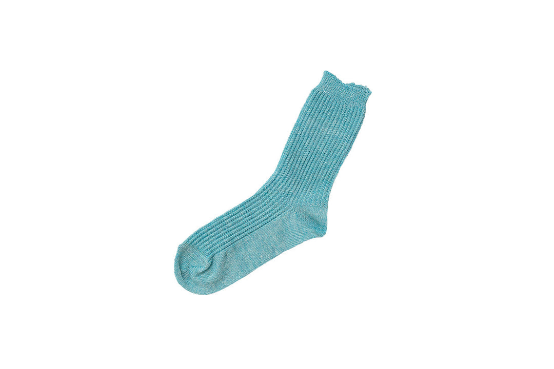 Linen Ribbed Socks / memeri