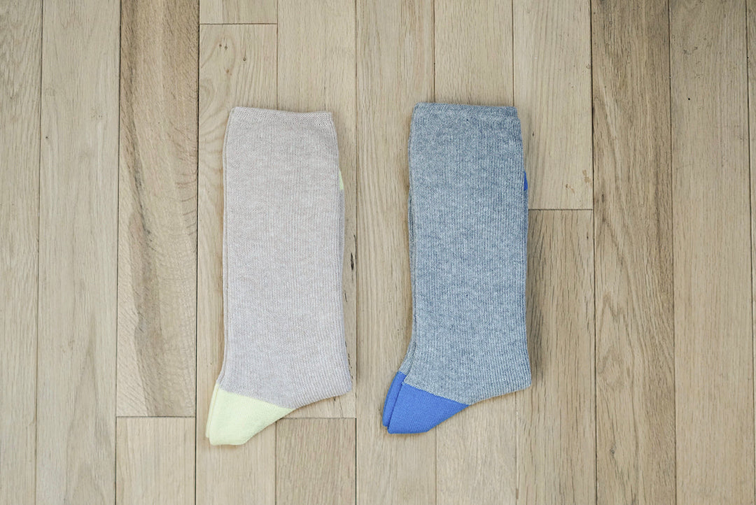 Silk Cotton Double-weave Socks / memeri