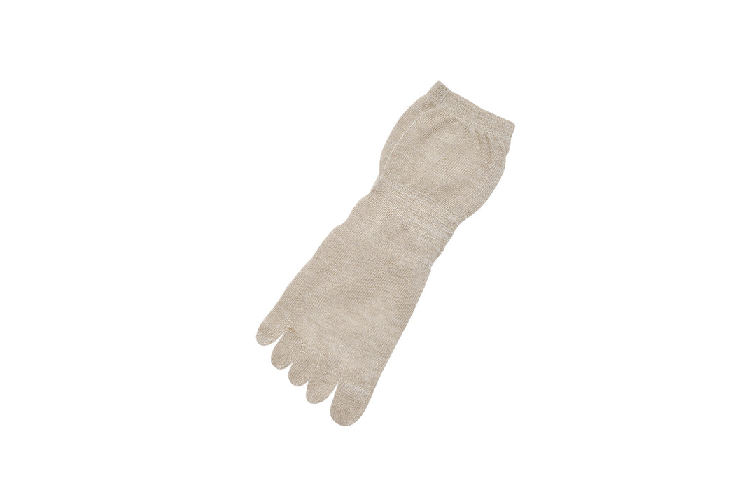 Silk Linen Five Finger Socks / memeri