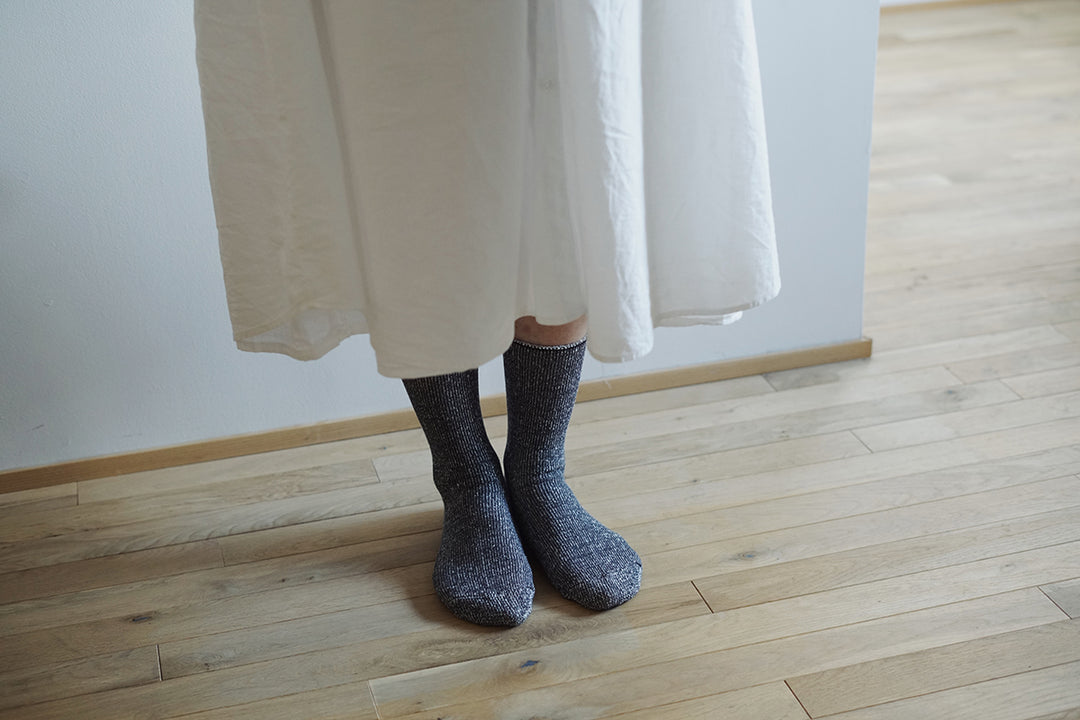 Cotton Silk Layered Socks Set / memeri