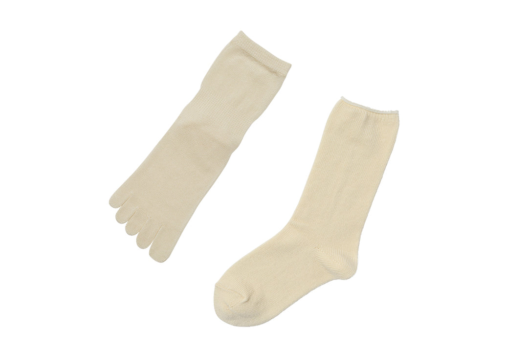 Wool Silk Layered Socks Set / memeri