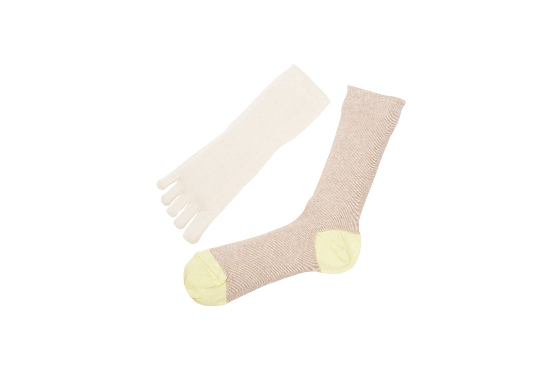 Silk Cotton Five Finger Socks & Double-weave Socks / memeri