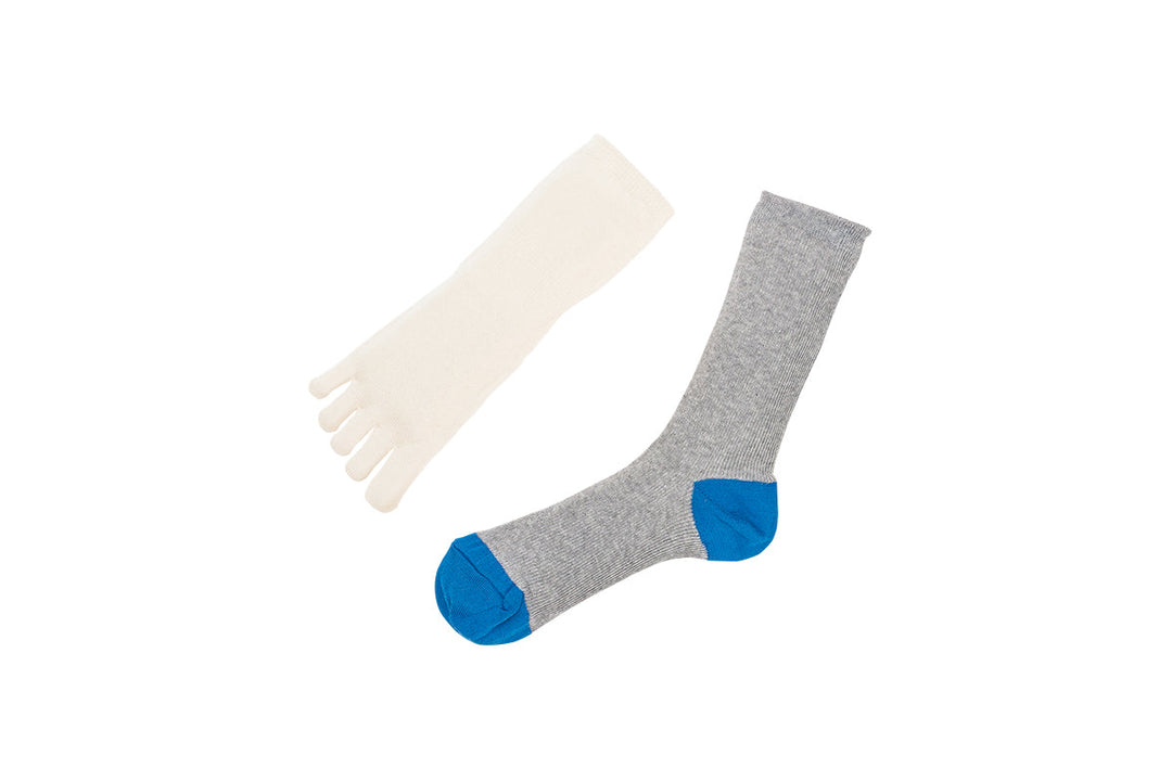 Silk Cotton Five Finger Socks & Double-weave Socks / memeri