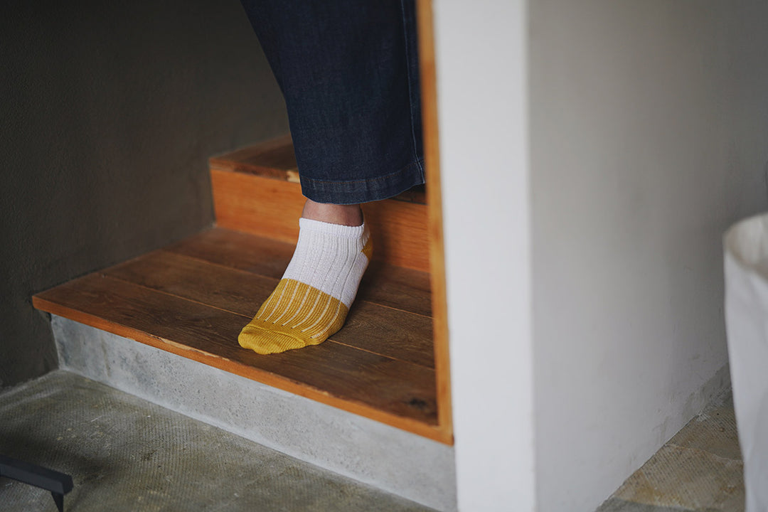 LINEN COTTON ANKLET L