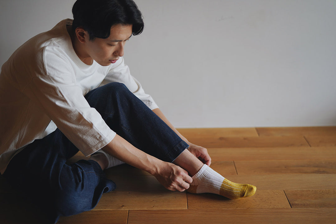 LINEN COTTON ANKLET L