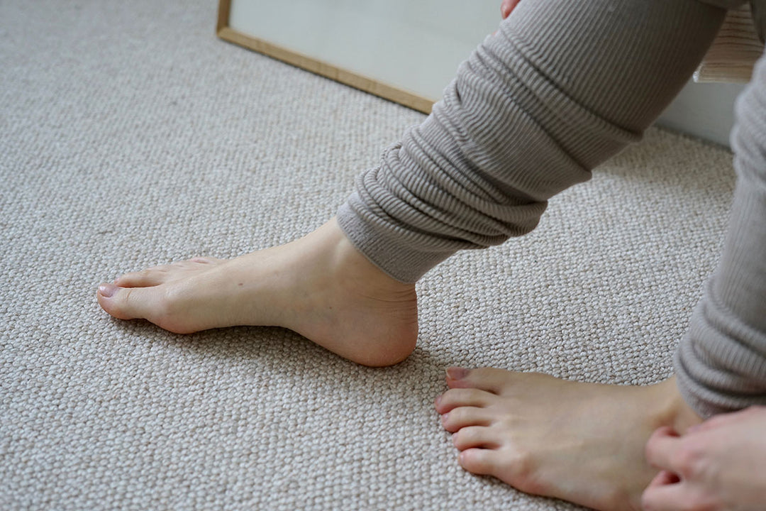 Silk Ribbed Leggings