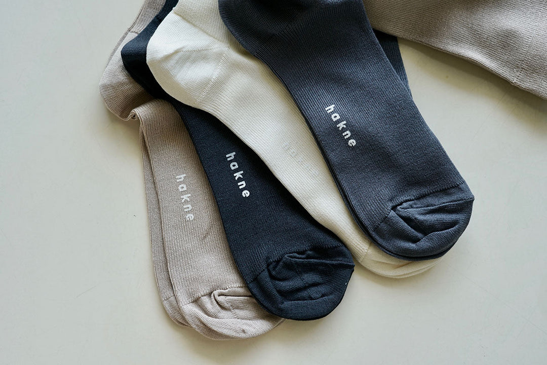 Silk Ribbed High Socks M / hakne