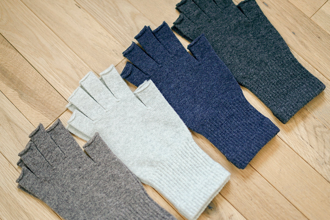 100% Fingerless Merino Wool Gloves / memeri