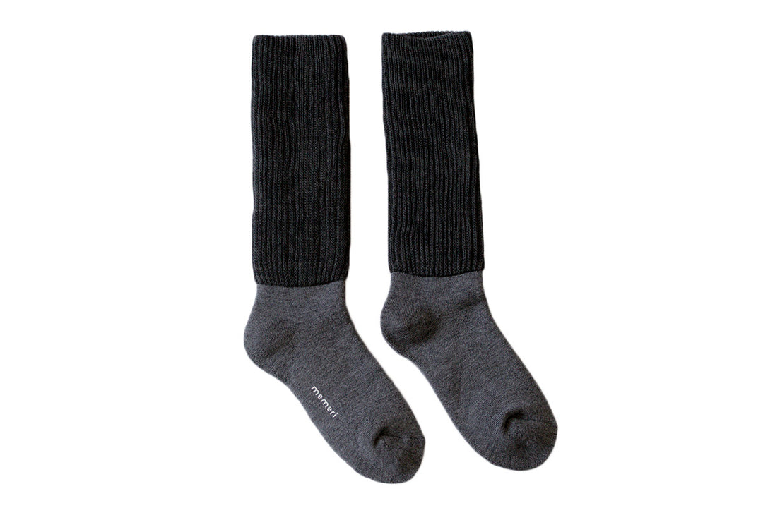 Wool Pile Leg Warmer Socks / memeri