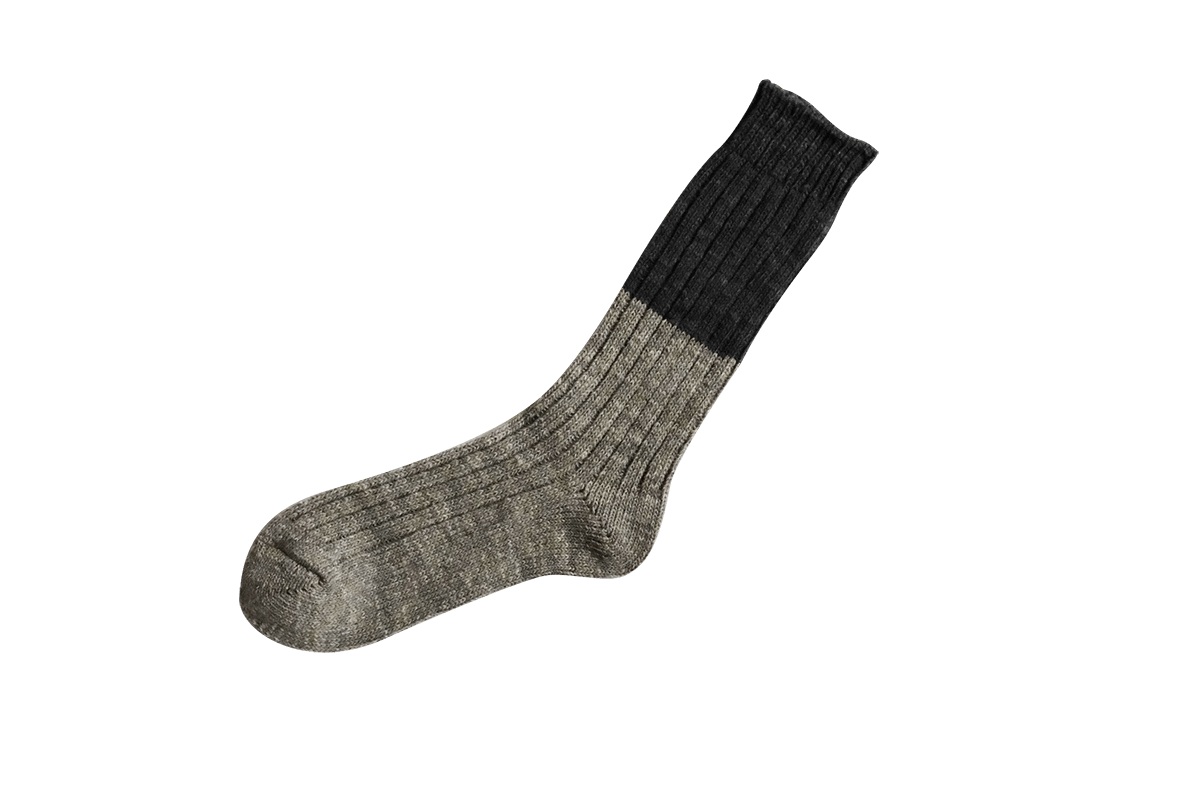 ウールコットンスラブソックス｜NISHIGUCHI KUTSUSHITA（ニシグチ